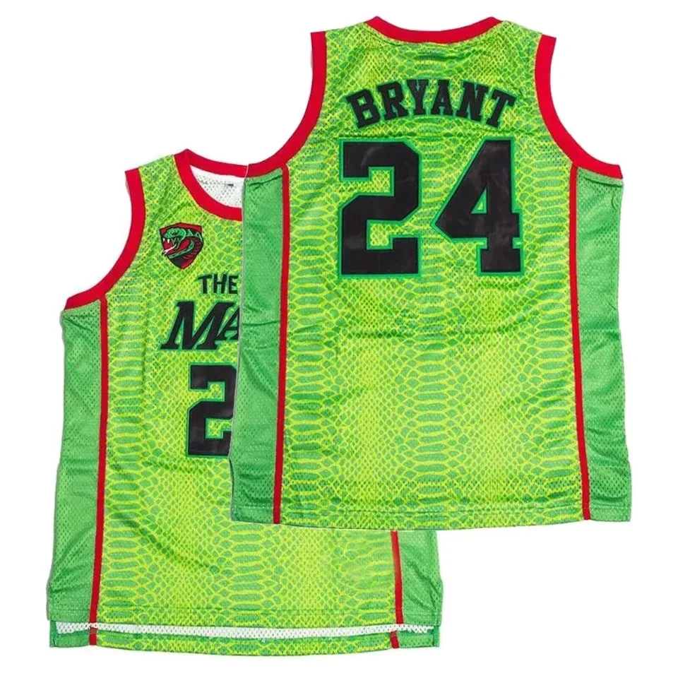 24 Summer Basketball Jersey Vest Mamba The Grinc Basketball Jersey Snakeskin Youth Adult/Children Sport Basketball Training Wear