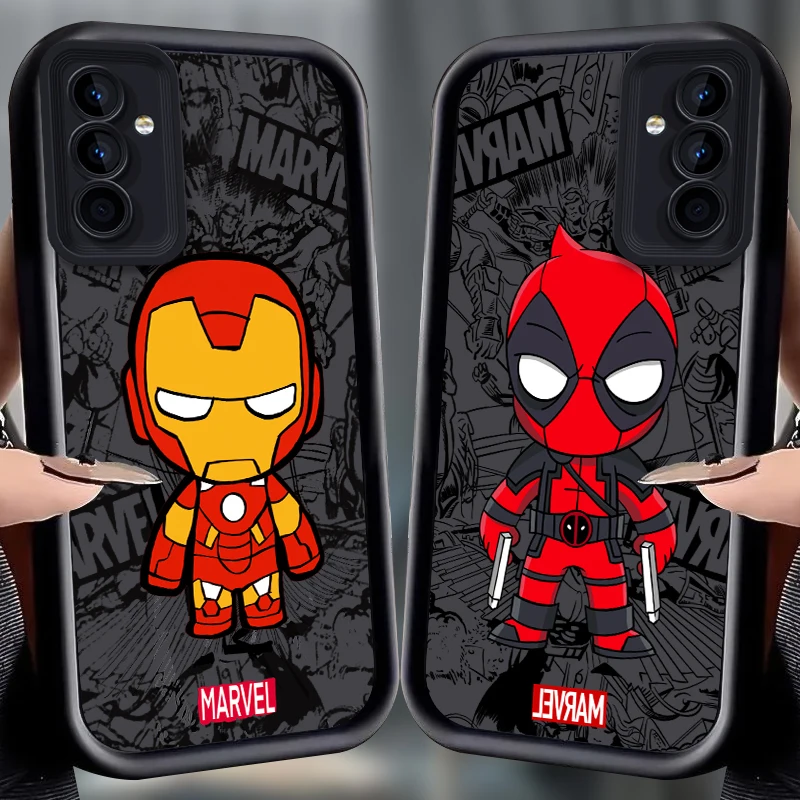 Marvel Lron Man Deadpool Case for Samsung Galaxy A31 A30 A24 A23 A22 A21S A20S A20 A14 A13 5G A12 4G A11 A10S A05 A05S Cover