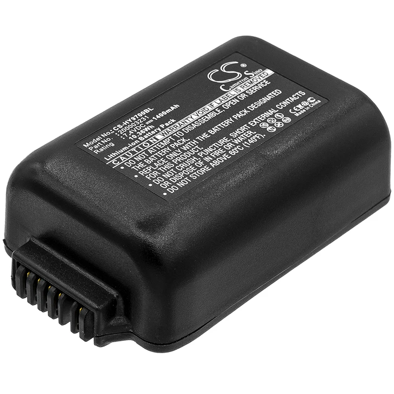 1400mAh Battery for Honeywell Barcode Scanner  9700, 9700-BTEC, 9700-BTEC-1, 9700LP0003Q12E, 9700LPWGC3N11E, 9700LPWGC3Q11E