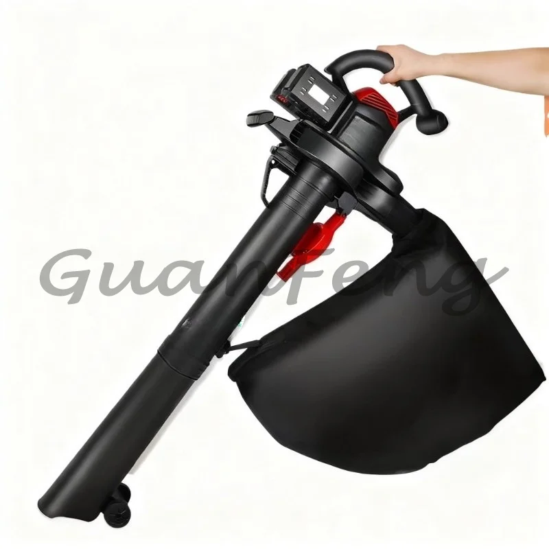 High Power Cordless Lithium Leaf Blower & Vacuum, Heavy Duty Strong Air Dust Collector for Yard & Household Use