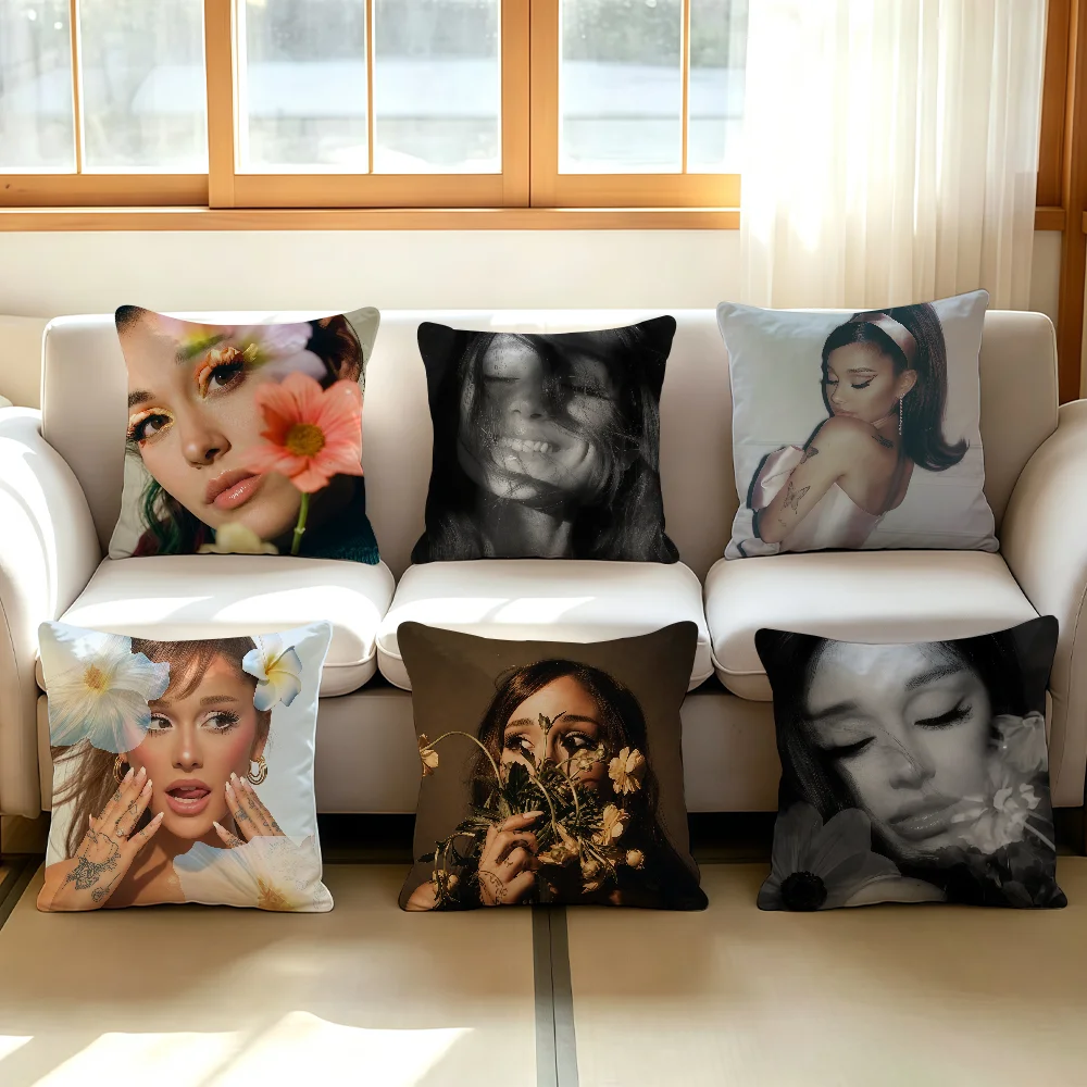 Singer A-Ariana G-Grande cushion cover Comfortable Decorative For Bedroom Living room Dormitory Picnic and Holiday Decoration