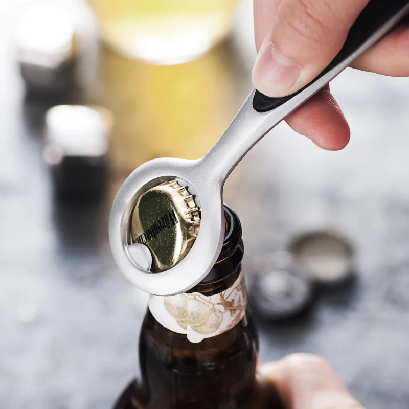 Simple and Portable Beer Gadgets Personality and Creativity Bottle Opener Wine Accessories Kitchen Tools Dining Bar Home Garden