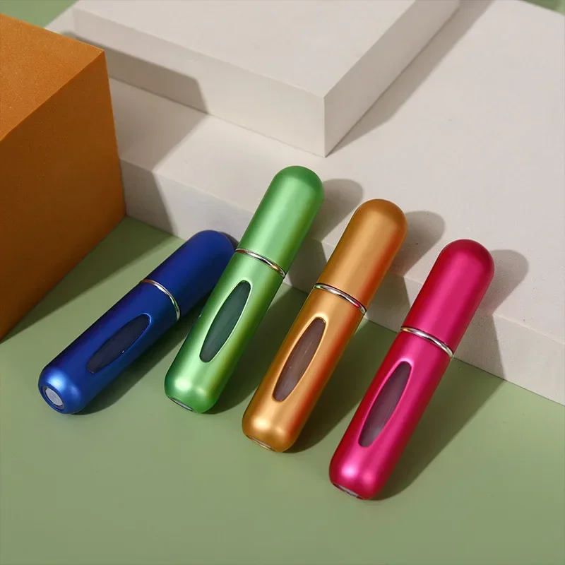 5ml Portable Mini Refillable Perfume Bottle Spray Scent Pump Empty Cosmetic Container Refill Atomizer Bottle Travel