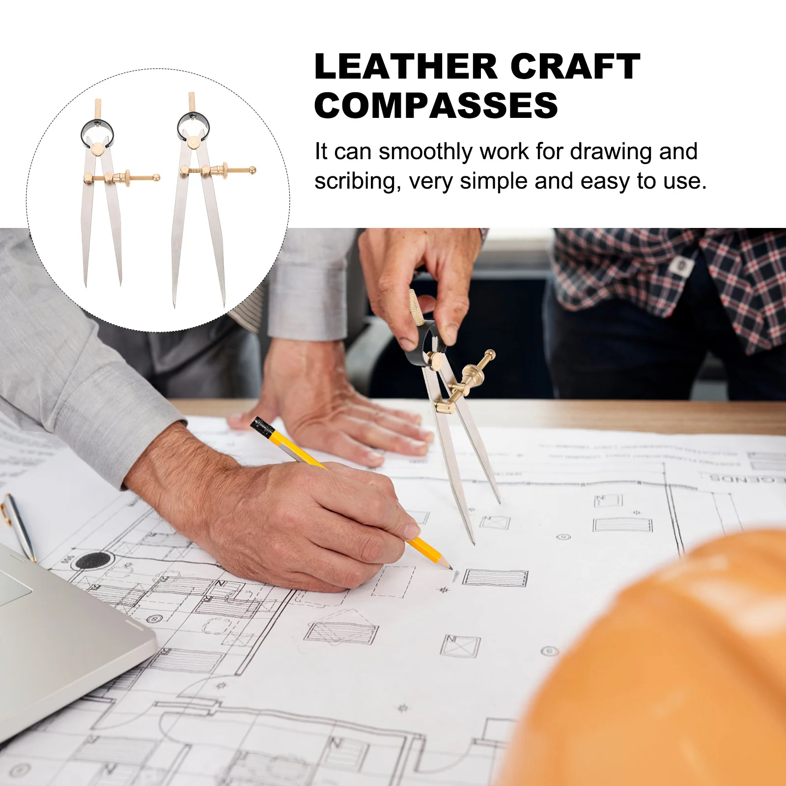 

2 шт., компас из углеродистой стали, DIY маркировочные манометры, разделители для шитья, инструменты ручной работы, мебельные компасы, портативные