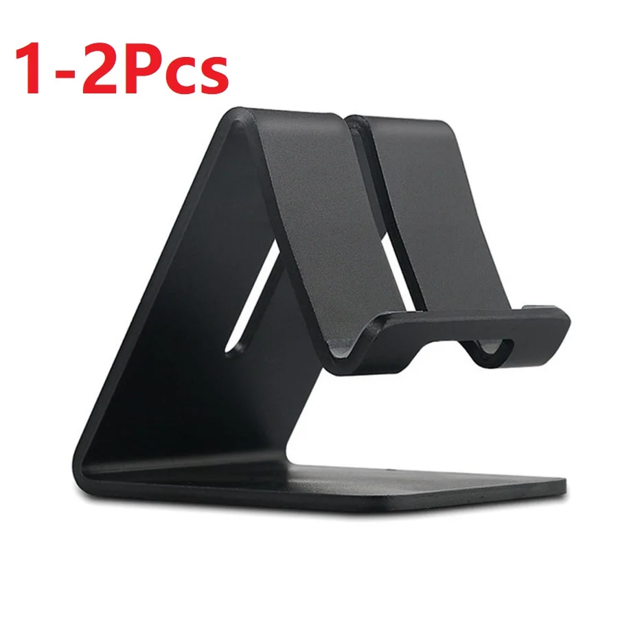 1-2Pcs Universal Alle Aluminium Legierung Faltbare Schreibtisch Halter Halterung Ständer Für Handy Halter Für Tablet Desktop metall Halter