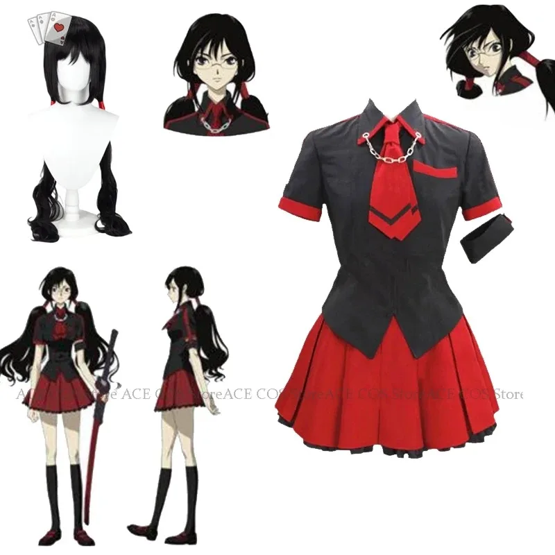 Anime BLOOD-C Saya Kisaragi Saya Cosplay Costume Red JK School Uniforms Girls Skirt Halloween Party Outfit Suit Women Rolepla GV
