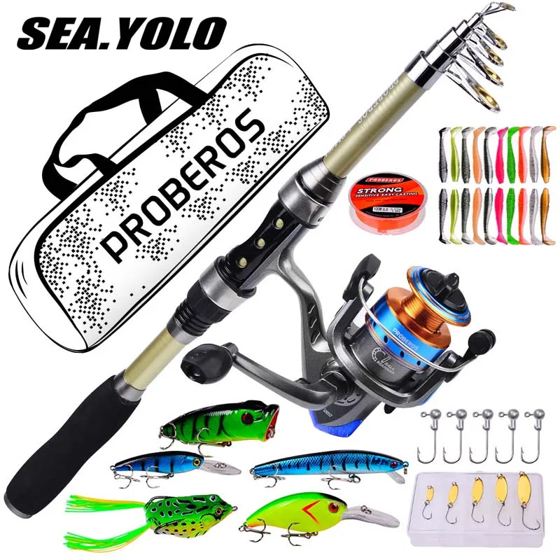 Sea.yolo Long Range Sea Fishing Rod Set Fishing Rod Fishing Boat Bait Fishing Rod Bag Combination Carbon Fiber Sea Fishing Rod