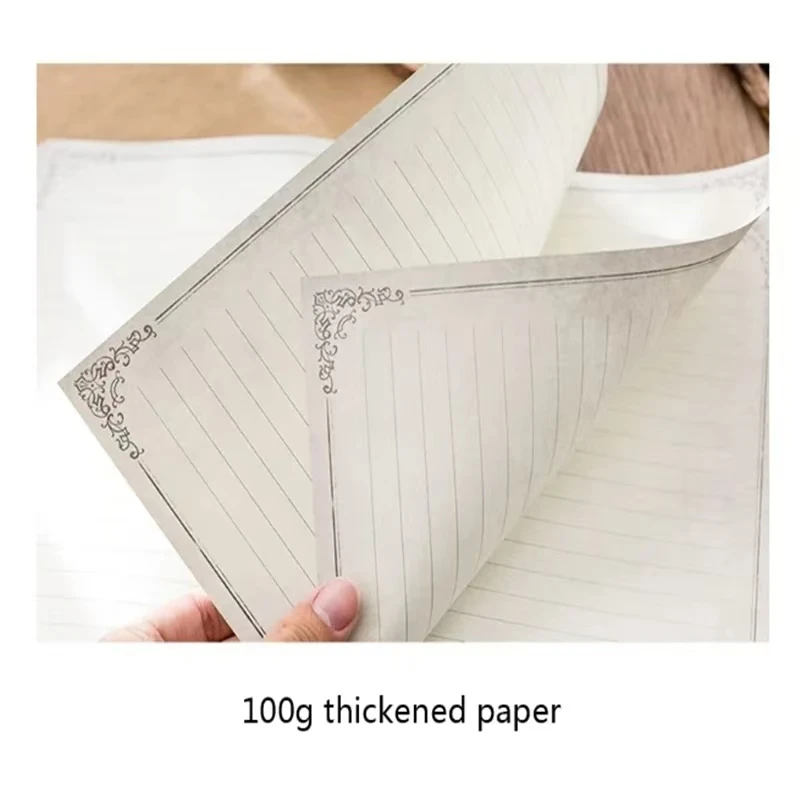 New B5 Extra Thick Retro Horizontal Line Notebook European Style Hardcover Notebook Student Stationery Office Accessories