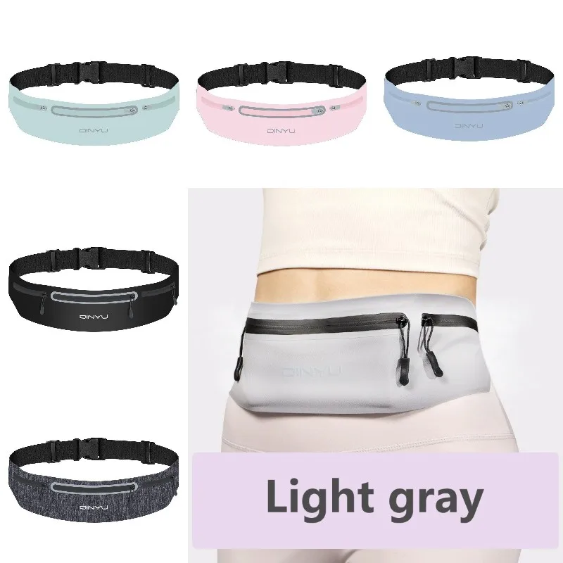 Outdoor Sports Waist Pack Fanny Pack Wallet Adjustable Men Women Running Pouch Belt Portable Invisible Phone Holder Gym Bum Bag