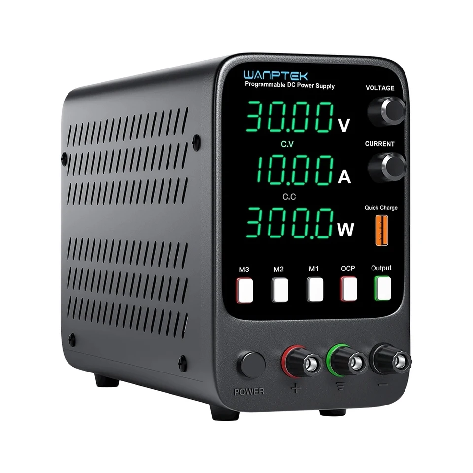 

Adjustable 30V 10A DC Power Supply 60V 5A Stabilized Switch LED Lab Bench Power Source for DIY Repair Industrial Equipment