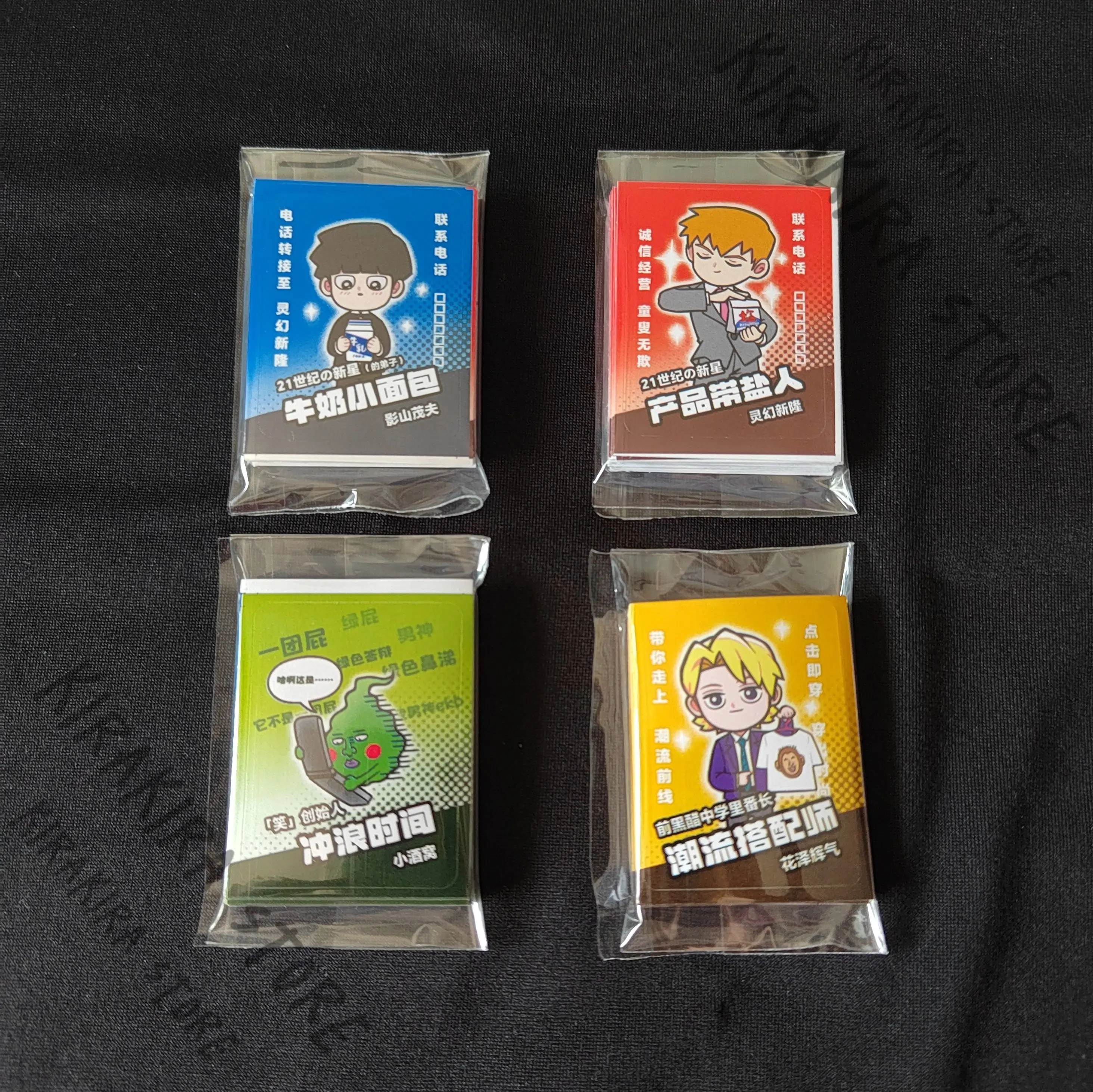 

Mob Psycho 100 Art Stickers Kageyama Shigeo Reigen Arataka Dimple Hanazawa Teruki Sticker Cosplay sealing label Decals Ornaments