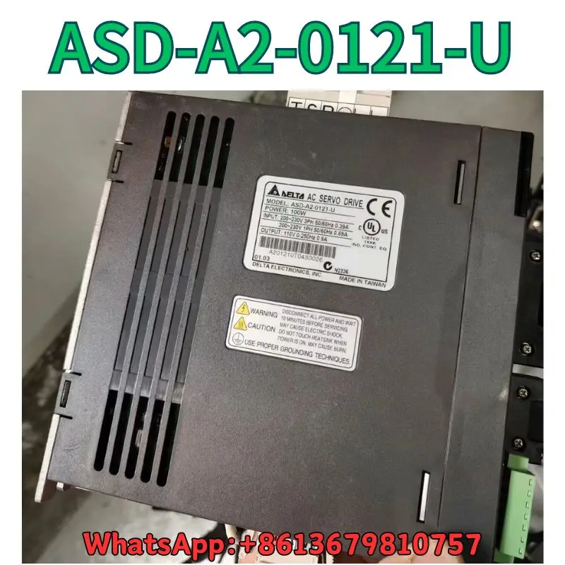 Used Servo driver ASD-A2-0121-U test OK Fast Shipping