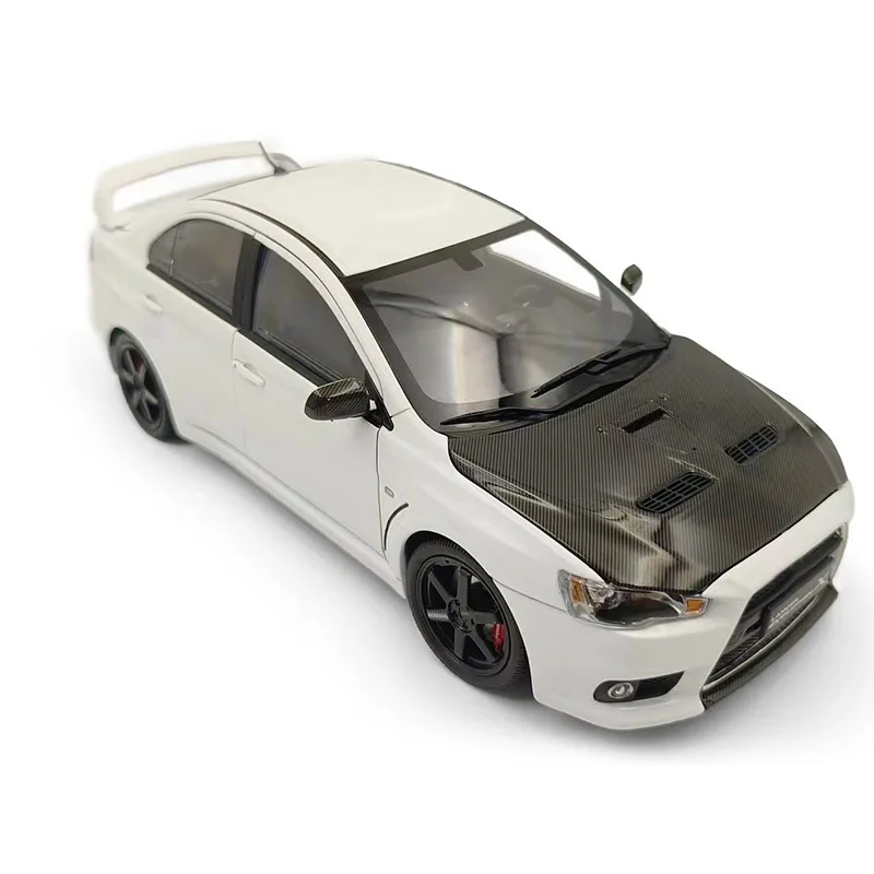 Original factory 1:18 EVO tenth generation TE37 carbon cover racing car collection alloy fully open car model