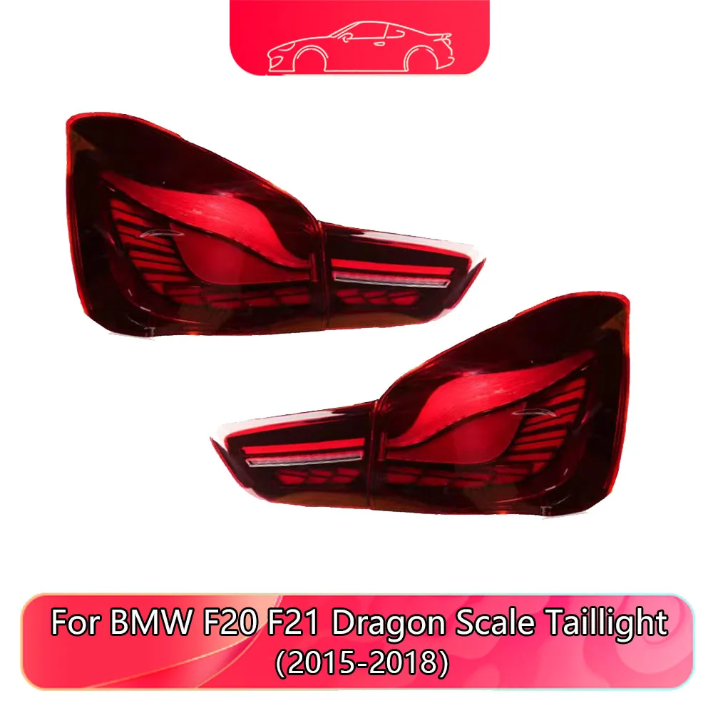 Car Taillight For BMW 1 Series F20 f21 Tail Lamp Assembly 2015-2018 LED DRL Rear Streamer Lamp Modified New Style Rear Light