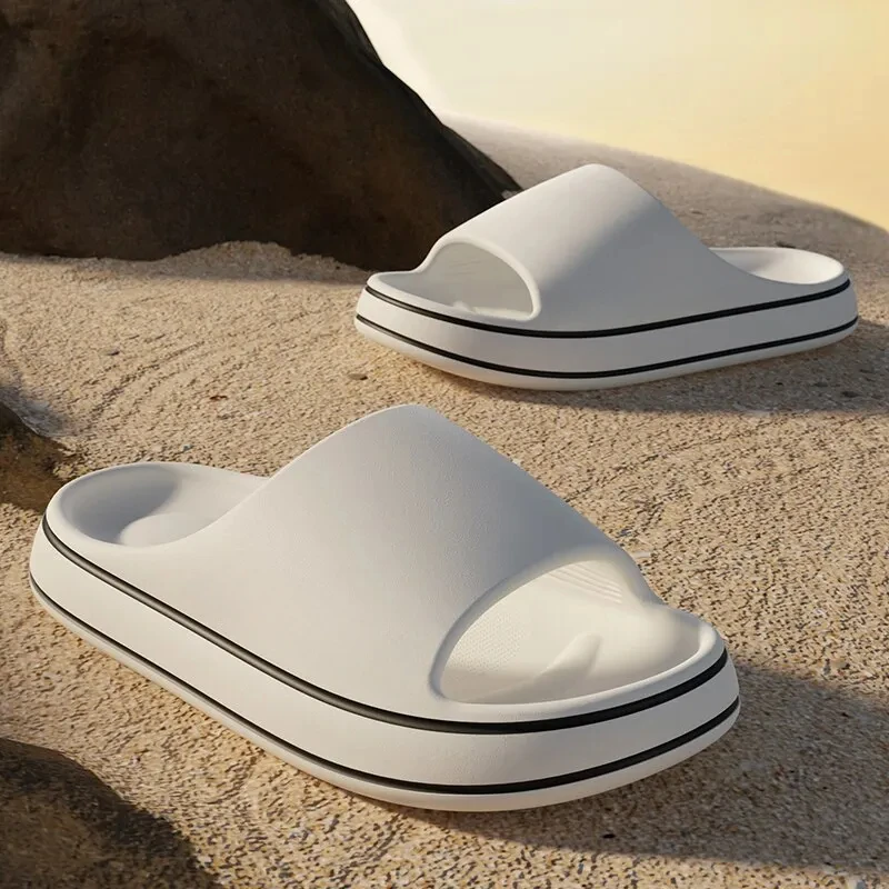 Summer Cool Women Men Slippers Soft Sandals Women Beach Casual Shoes Light EVA Slides Brand Sandals Outdoor