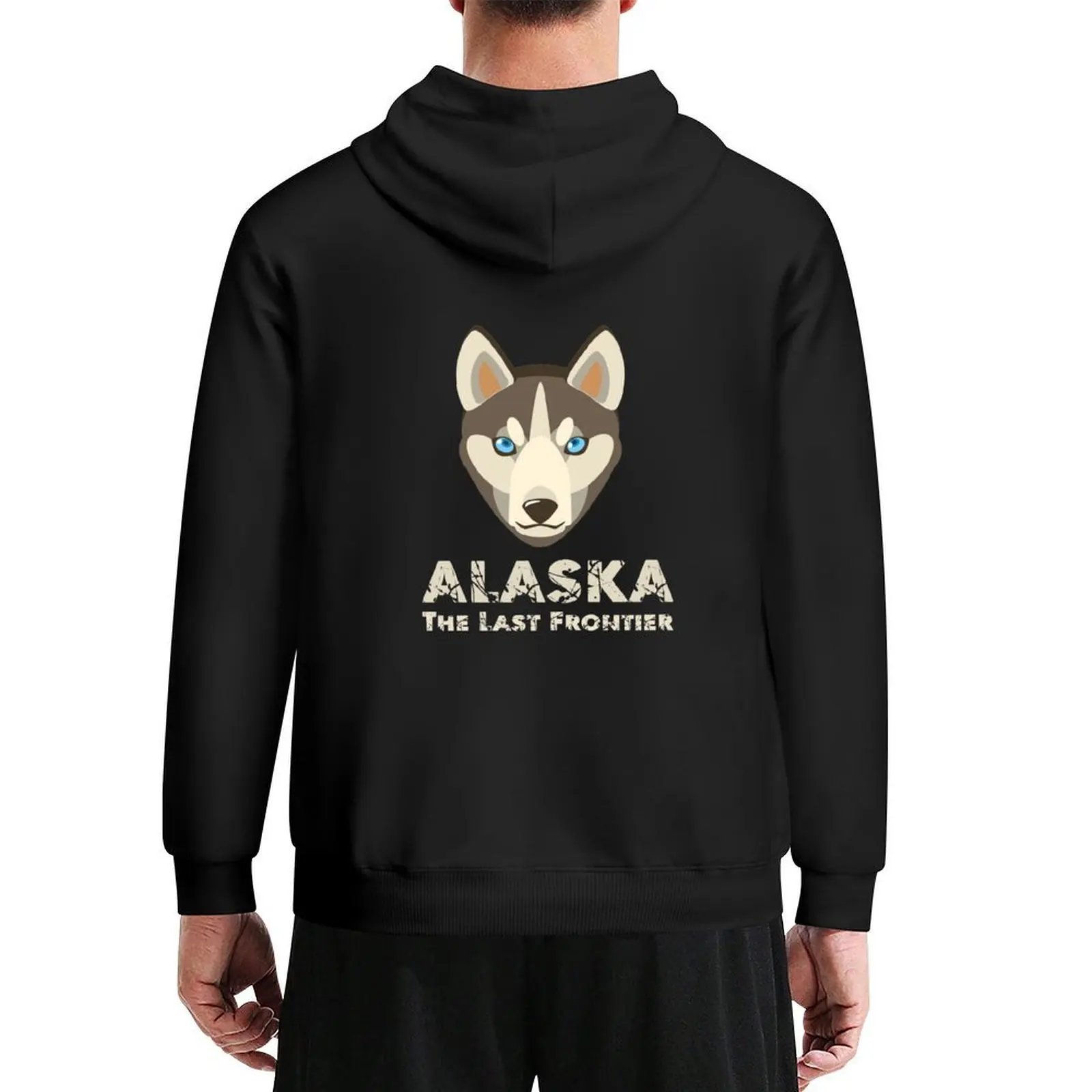 

Alaska The Last Frontier , alaska Wolf , Alaska License , north pole Polar bear Hoodie men clothing autumn man hoodie