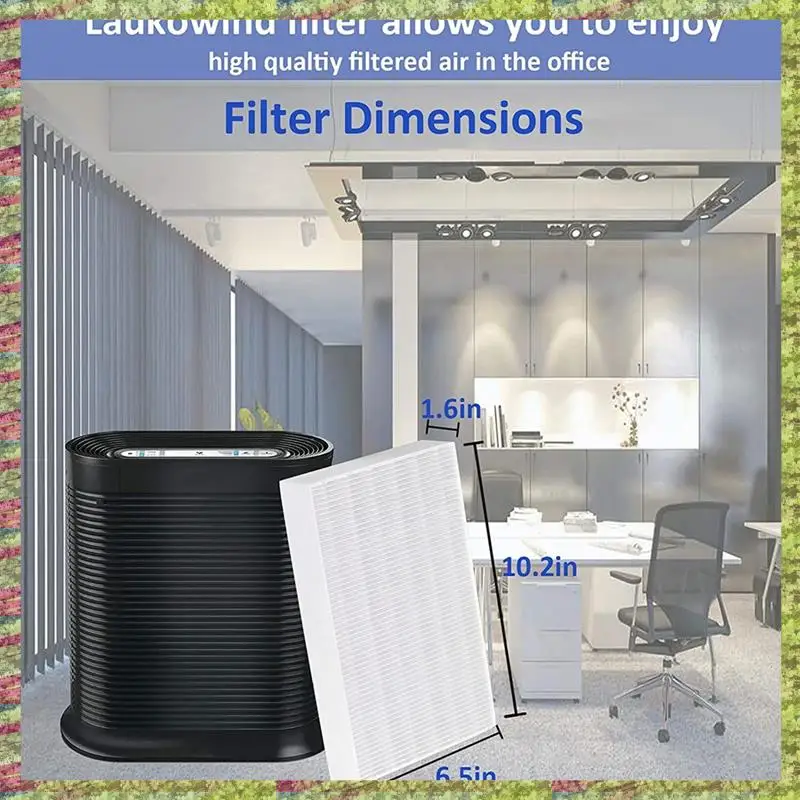 6PCS Replacement HEPA Filters R For Honeywell HPA300 HPA200 HPA100 Air Purifiers Filter HPA300 HPA090 HPA250 Series Accessories
