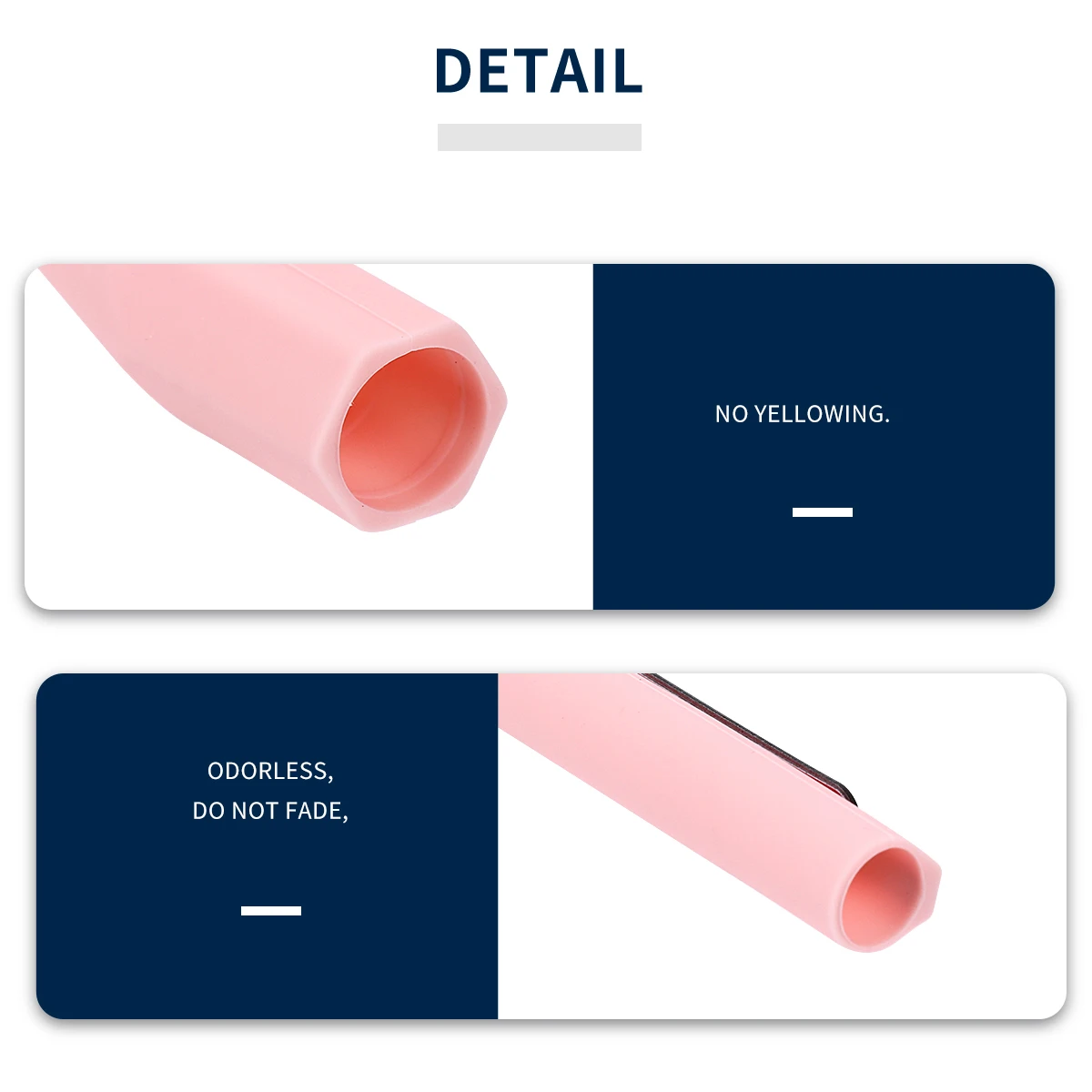 

Protective Case Heart Shaped Silica Gel Enclosure Silicone Anti Earthquake Fall Simple Installation Pencil Cover