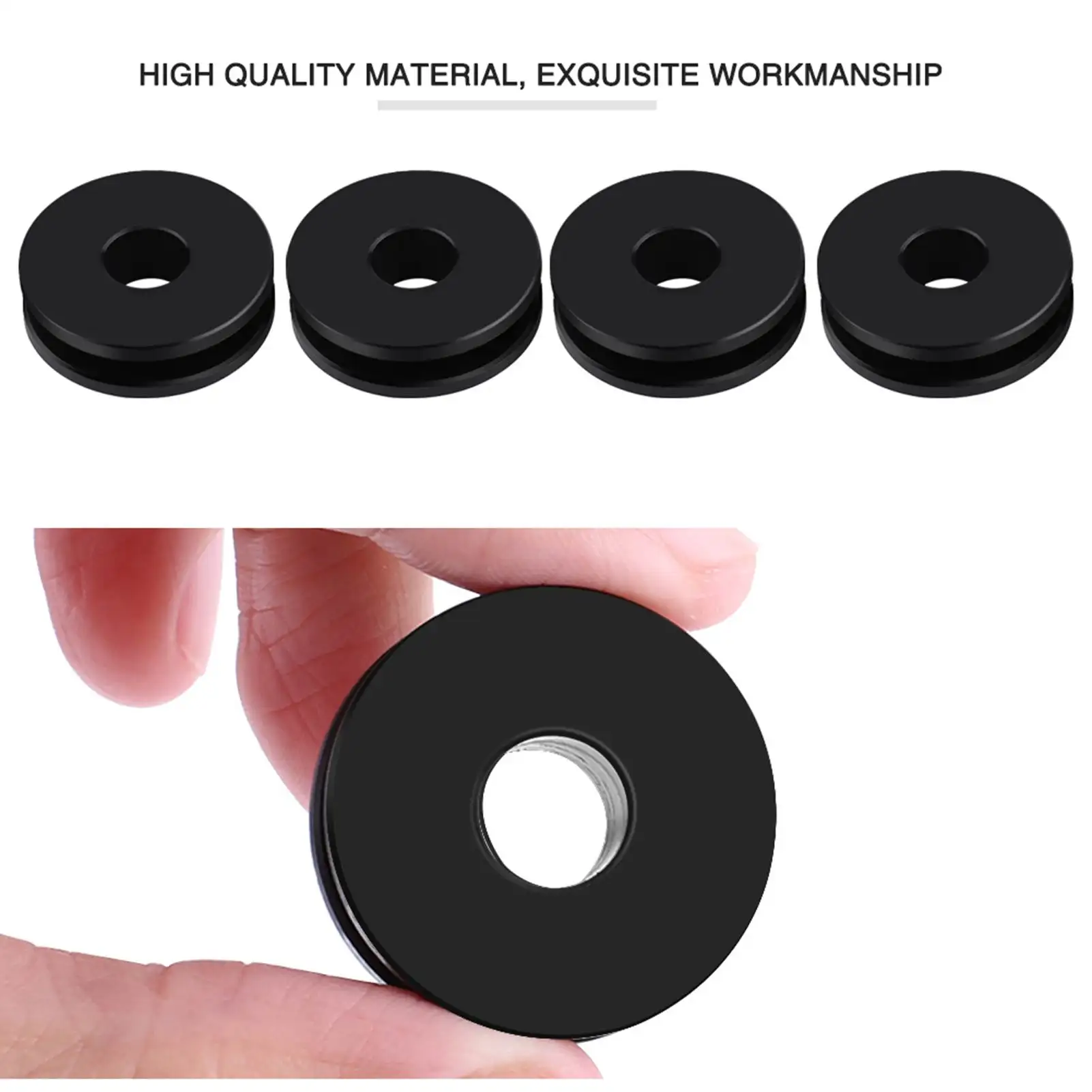 Harley Davidson Windshield Bushing Grommets 4pcs Replacement Kit for Road King Heritage Softail Detachable Mount
