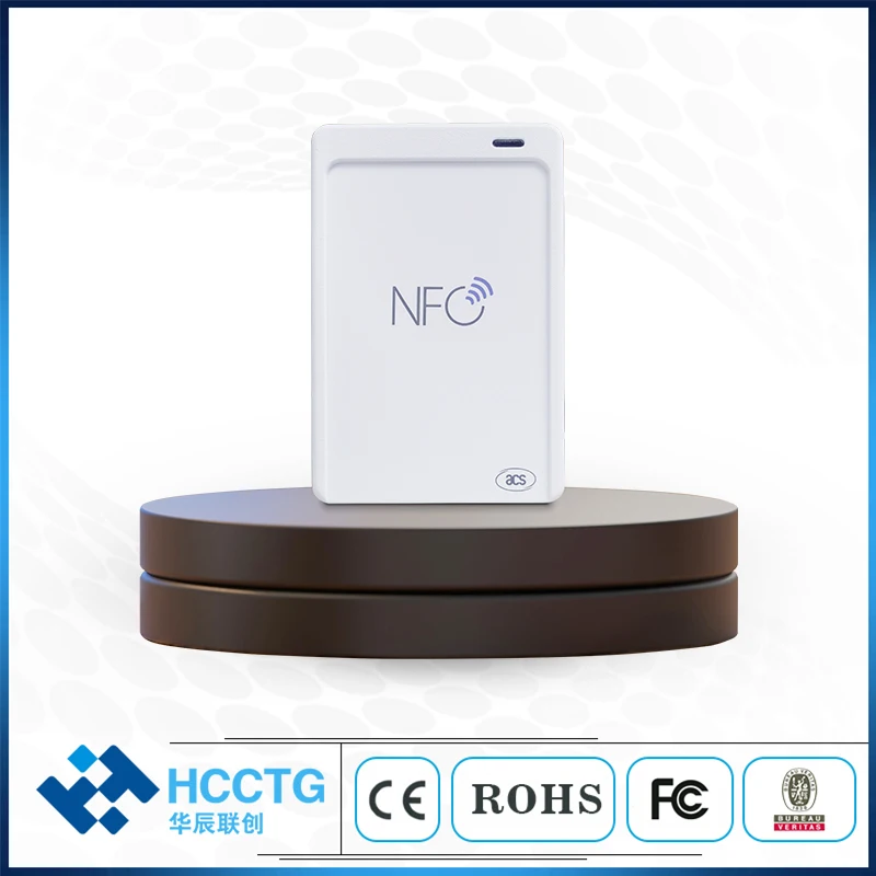 

New ISO14443 Type A & B ISO15693 ISO18092 PC/SC CCID 13.56Mhz Rfid NFC Contactless Smart Card Reader ACR1552U