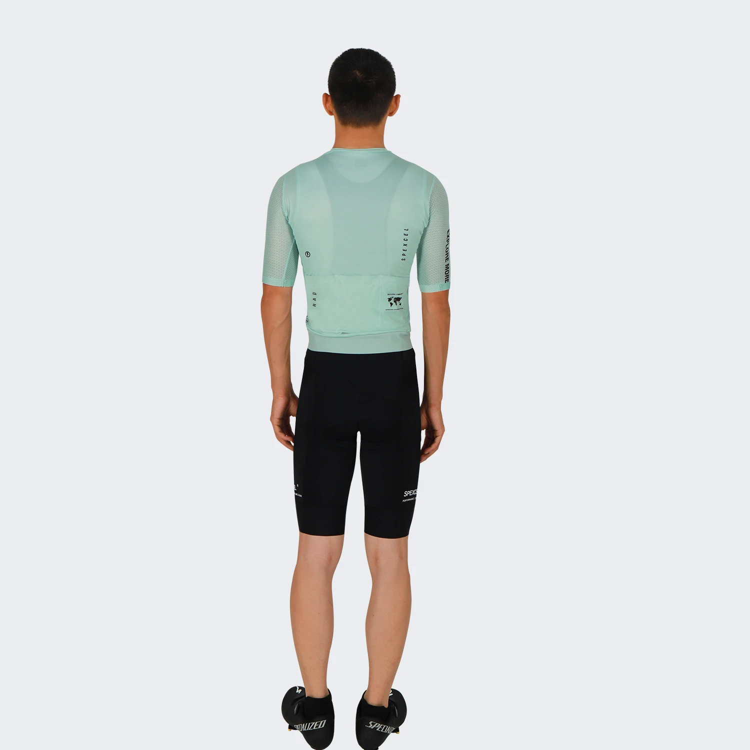 SPEXCEL 2023 neu Explore Leichte Kurzarm-Radtrikots Aero Fit Schnelltrocknendes und atmungsaktives Gewebe – Detail 7