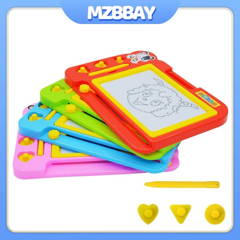 Kinder Farbe Magnetische Reißbrett Graffiti Malerei Bord Spielzeug Löschbaren Pad Zeichnung Lernen Spielzeug Kinder Frühe Bildung Spielzeug