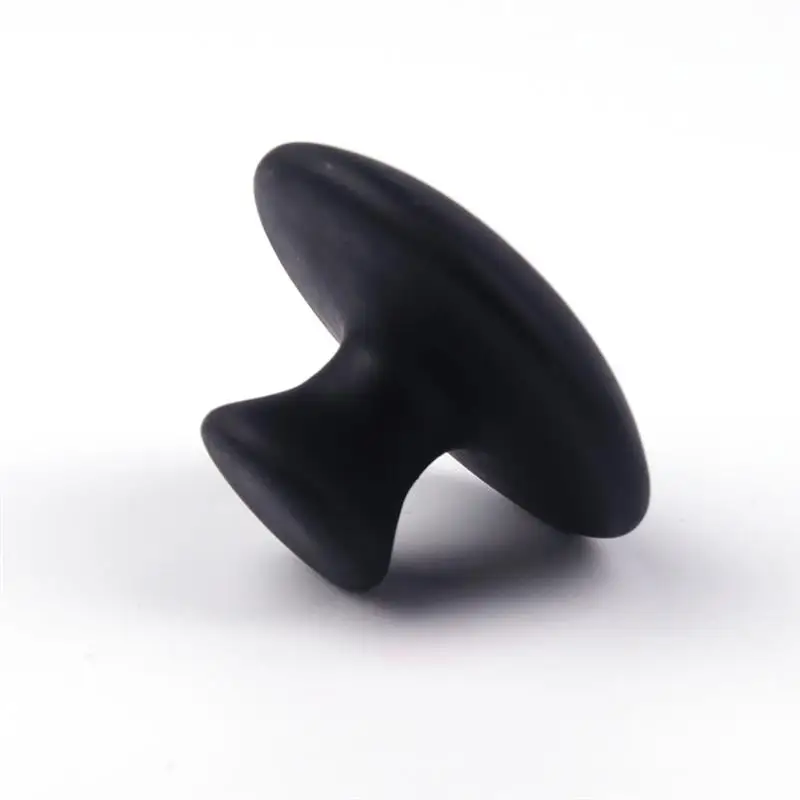 Massager Import Spa Black Basalt Stone Essential Oil Massage Volcanic Energy Stone For Body Face Massage Mushroom