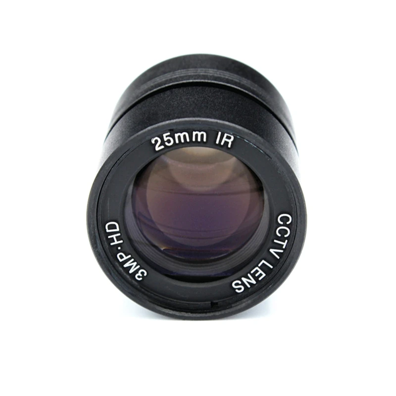 

Объектив видеонаблюдения 3 Мп, 25 мм, 70 м, 11 градусов, F1,4, ИК-крепление с фиксированной диафрагмой CS для камеры безопасности CCD