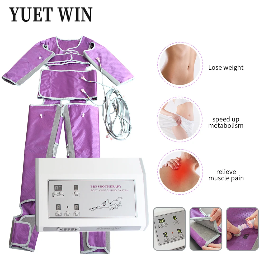 

YUET WIN Электрический лимфодренажный аппарат Воздушная волна Давление Массажер для тела Втрата веса Рука Нога Мышцы ног Расслабляющий аппарат
