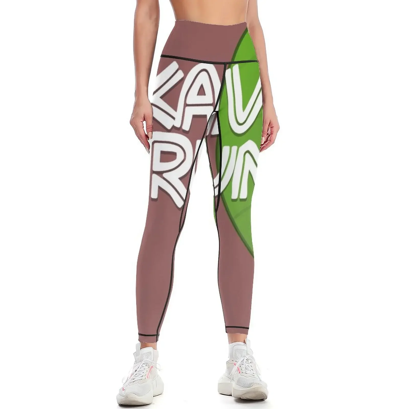 

Kava Krunk: Kava Drinker Design Leggings sports for Female legging pants for girls Sports pants woman Womens Leggings