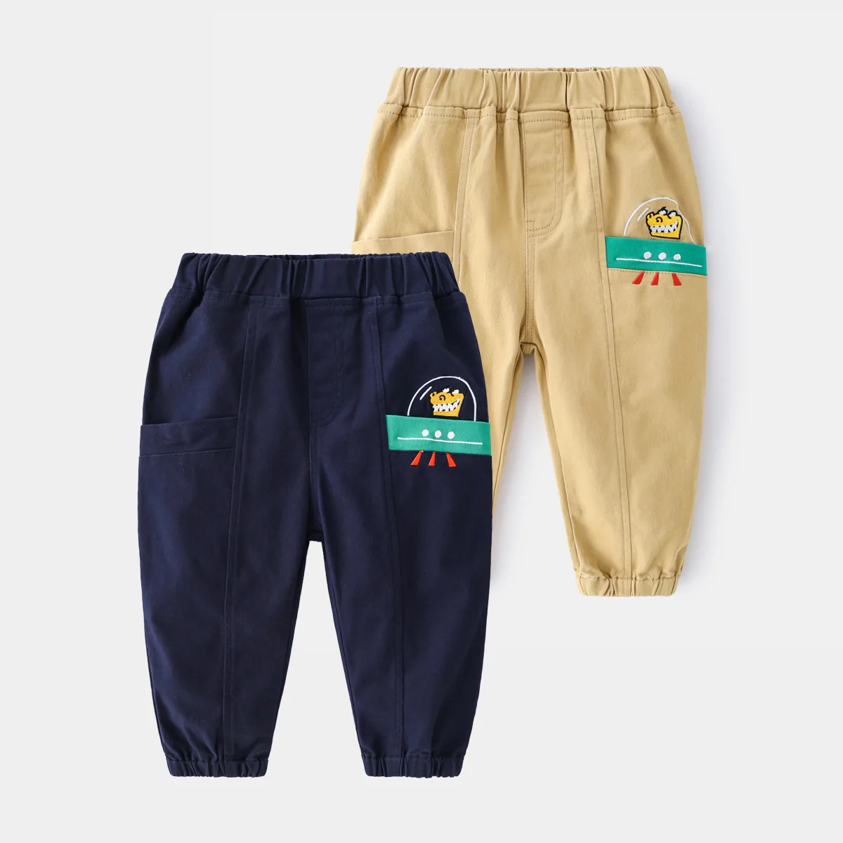 

Elastic Waist Toddler Boys Pants Kids Trousers Children's Clothes