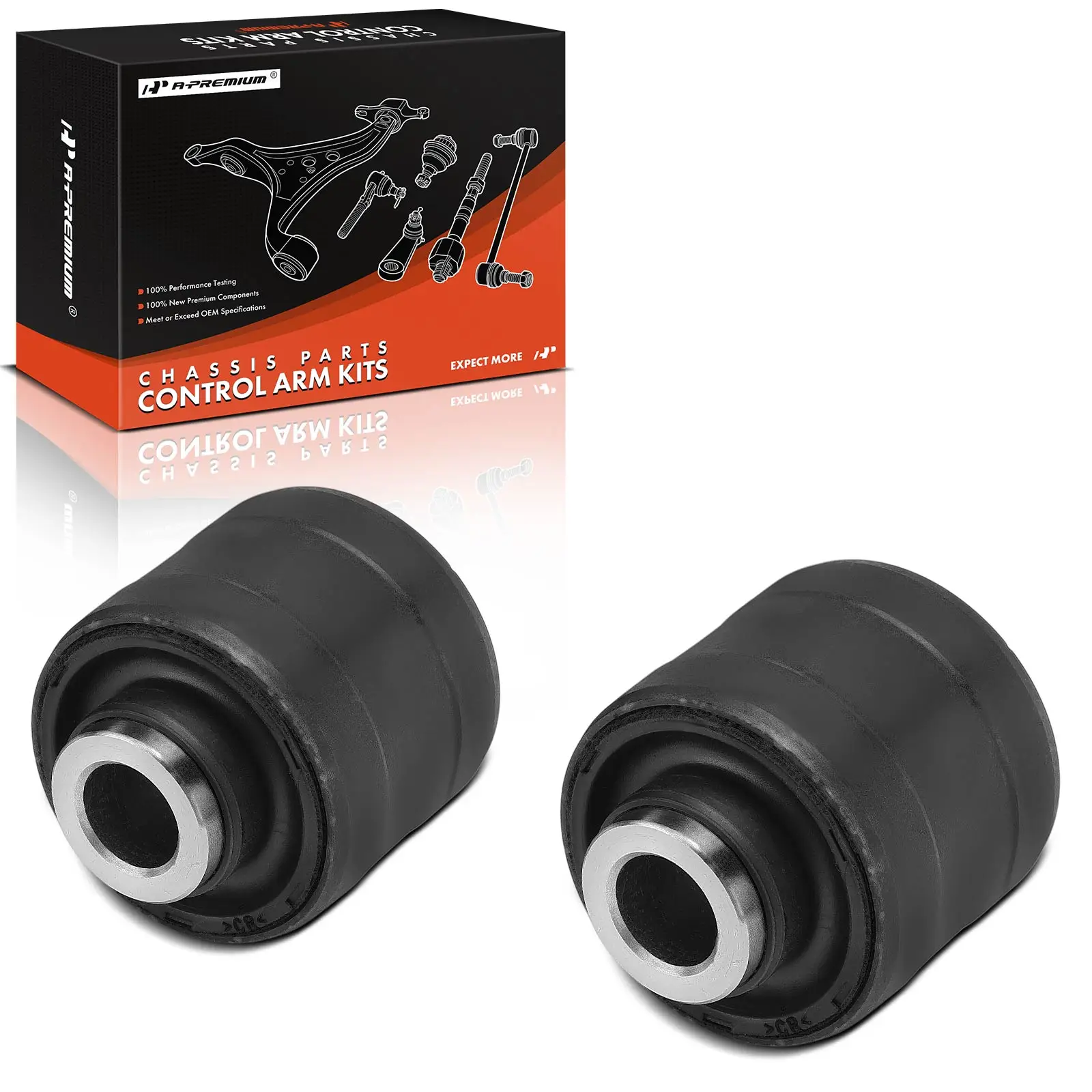 A-Premium 2x Rear Lower Outer Rearward Control Arm Bushing for Jeep Compass Patriot 2007-2017 Dodge Caliber 2007-2012