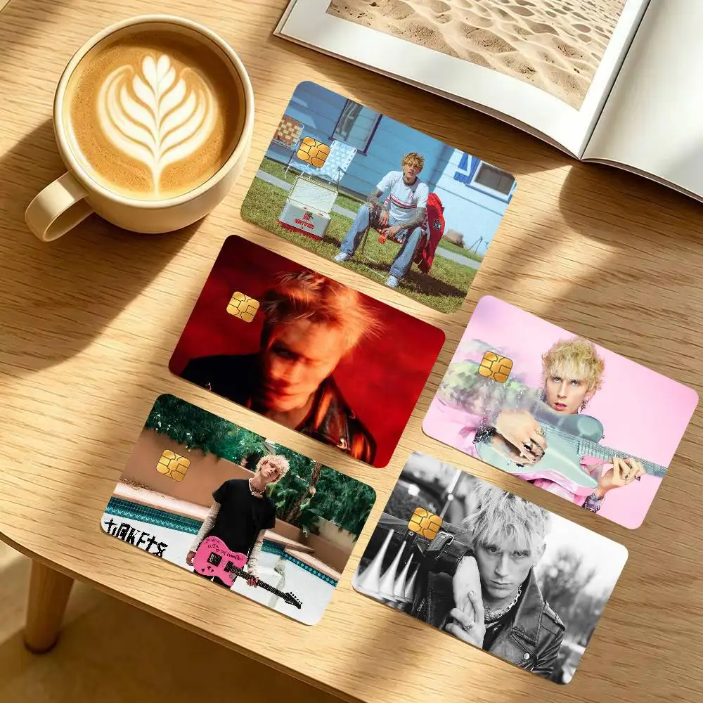M-Machine G-un Kelly MGK lost americana Diy Credit Debit Card Sticker Sticker Decoration Waterproof Small Chip Card Skin Sticker