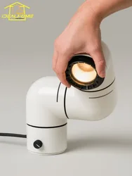 Spanish Santa Cole Medieval Water Pipe Table Lamp LED Simple Modern Desk Lights Living/Model Room Designer Bedroom Bedside Lamp