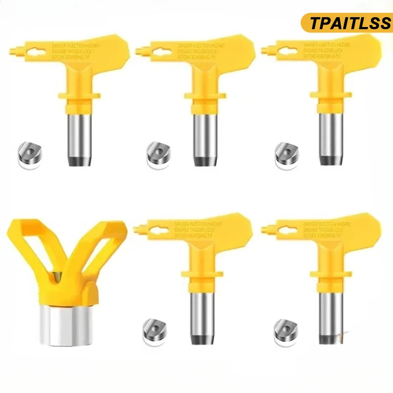 

Несколько моделей безвоздушного распылителя, насадка, желтые безвоздушные насадки 515/417/211/517/635/109 для безвоздушного распылителя краски
