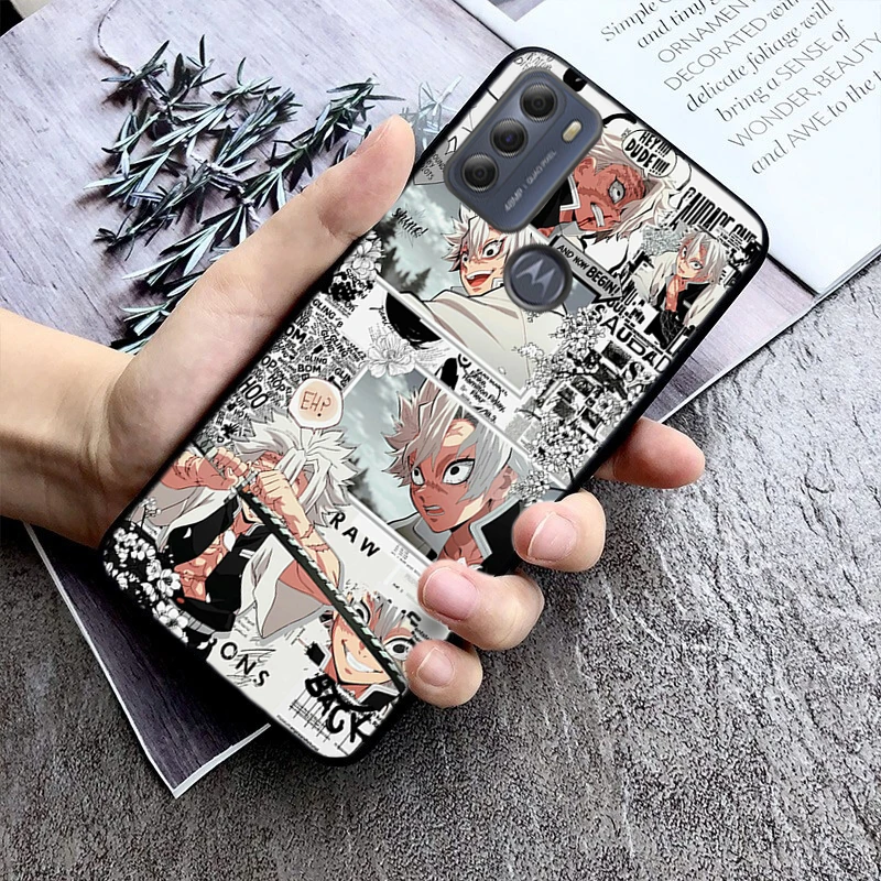 

Phone Case For Moto G85 G55 G05 G14 G75 G31 G50 G10 G20 G30 G60 G13 G32 G84 G54 G53 G72 G24 Power Demon Slayer Anime