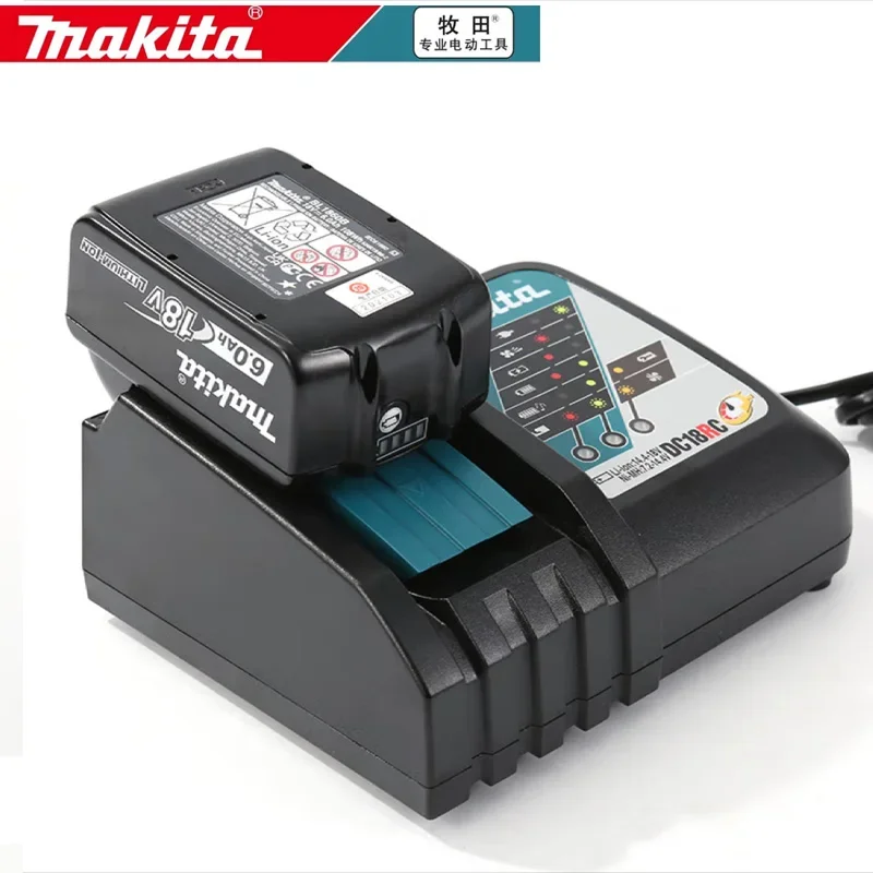 

100% Original Makita 18V3A Charger with Rechargeable Battery, Makita BL1830 BL1830B BL1840 BL1840 BL1850 BL1850B Fast Charging