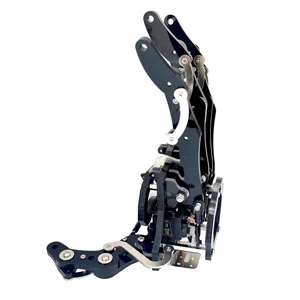 Robo mit fünf Fingern, Kontrolldiener, rechts links, montierter bionischer Palme, Greifer für Arduino, ESP32, programmierbarer Roboter Hauptverkaufsroboterhandhand - №2