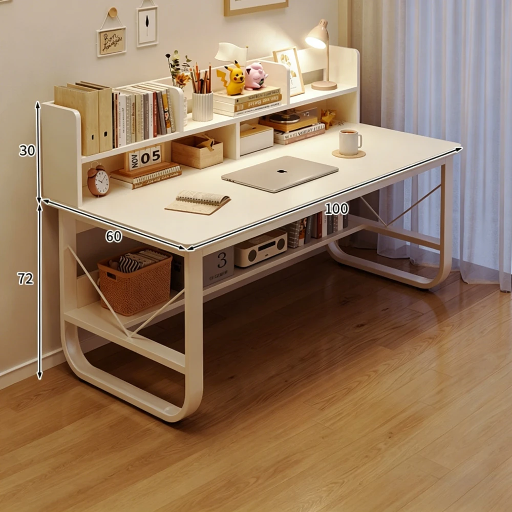 Minimalism Writing Desk Office Computer Desks Table with Storage Simple Desktop Computer Desk Laptop Desk Sturdy Table image 3