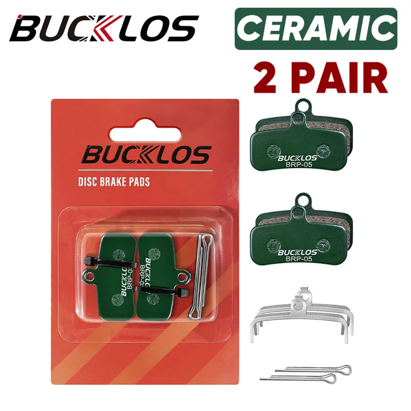 BUCKLOS Fahrradbremsbelag für SHIMANO N03A H03A D03S MTB Rennrad Hydraulische Scheibenbeläge Verschleißfeste Fahrrad-Scheibenbremsbeläge