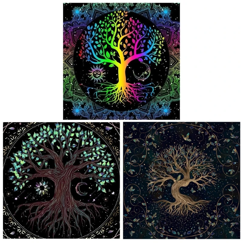 77HC Square Shape Pendulum Divinations Mat Altar Tablecloth Board Game Card Pad Rune Table Cloth Metaphysical Board Game Mat