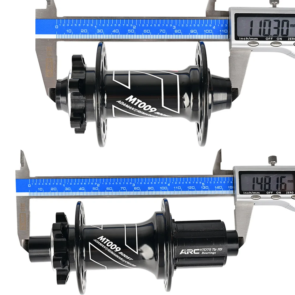 ARC MT009 BOOST Mountain Bike Hubs 28 32H 6 claw 144 rattles 4 Perrin NBK bearing Thru axle disc brake hubs Bike Accessories