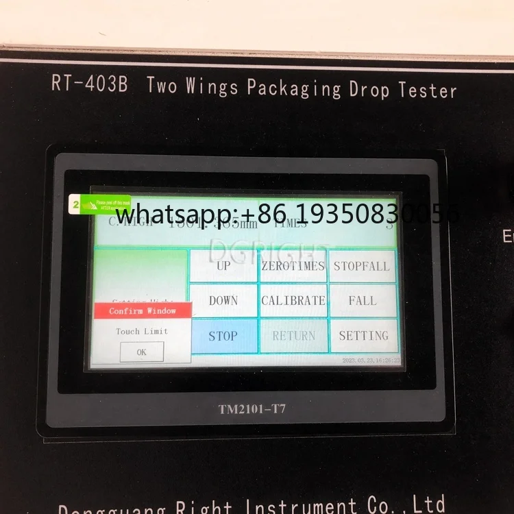 ASTM ISO Compliant Package Impact Tester Double Wing Packing Box Free Fall Drop Test Machine