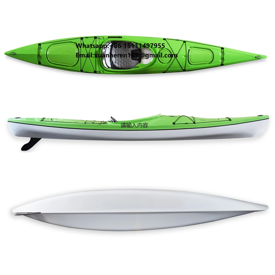 

Ridgeside 14'2" GT ABS Thermoformed Canoe Boat Plastic Sit in Sea Kayak Touring Kayak PC Canoe/Kayak
