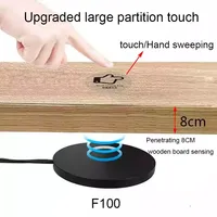 Upgraded Large Partition Touch Penetrating 80mm Wood Panel Sensor Switch LED Touch Sensor 12V 24V 60W Customized Touch Switch
