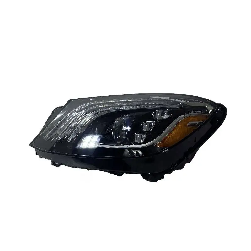 American Version Headlamp for Mercedes Benz S-Class W222 S350 S500 S600 S63 Mayba Original LED Geometric Multi-beam Headlight