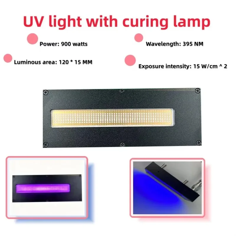 15055 Water-cooled  7th Generation Dual Nozzle  Printer LED  Lamp  Curing Drying Lamp