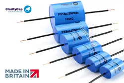 Condensador cruzado de acoplamiento de audio audiófilo, serie insignia británica Claritycap (ICW) PX, envío gratis, 2 unidades por lote