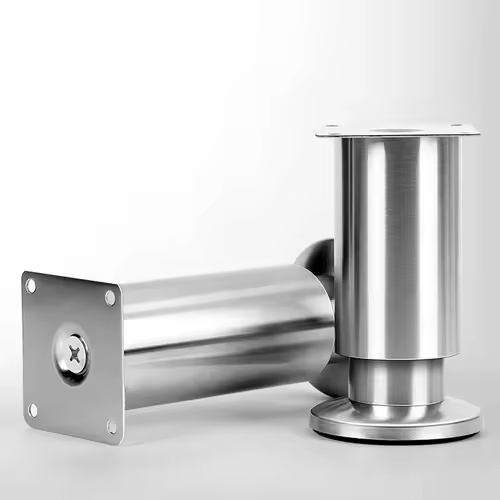 4PCS Height Adjustable Stainless Steel Furniture Feet Legs Kitchen Cabinet Sofa Legs Round Stand furniture leg - Image 5