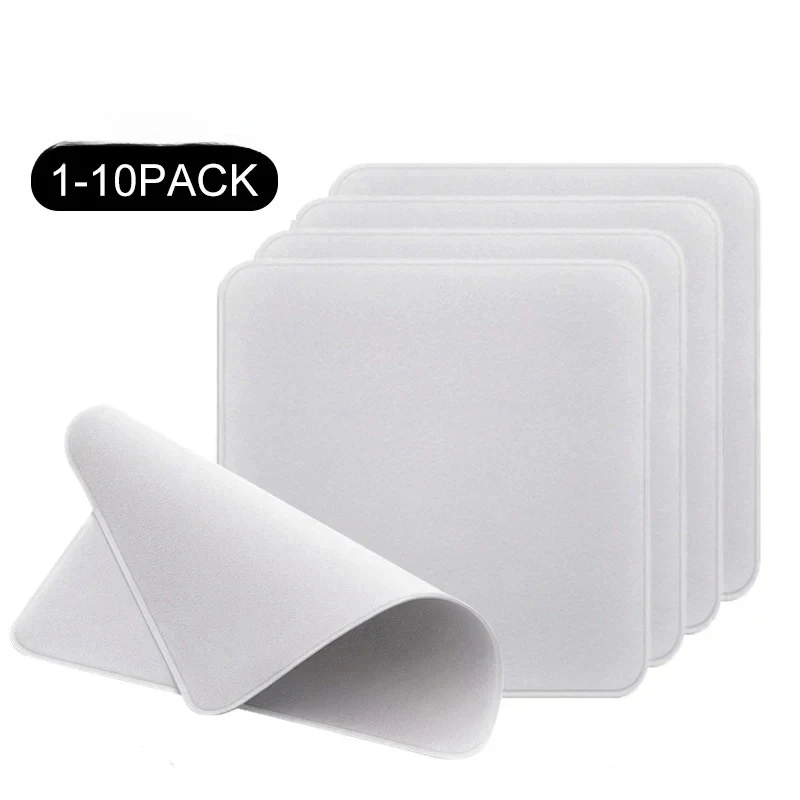 1-10pcs Universal Polishing Cloths for Apple Phone IPad Screen Camera Lens Polish Wipe Cloth Eyeglass Cleaning Microfiber Cloth